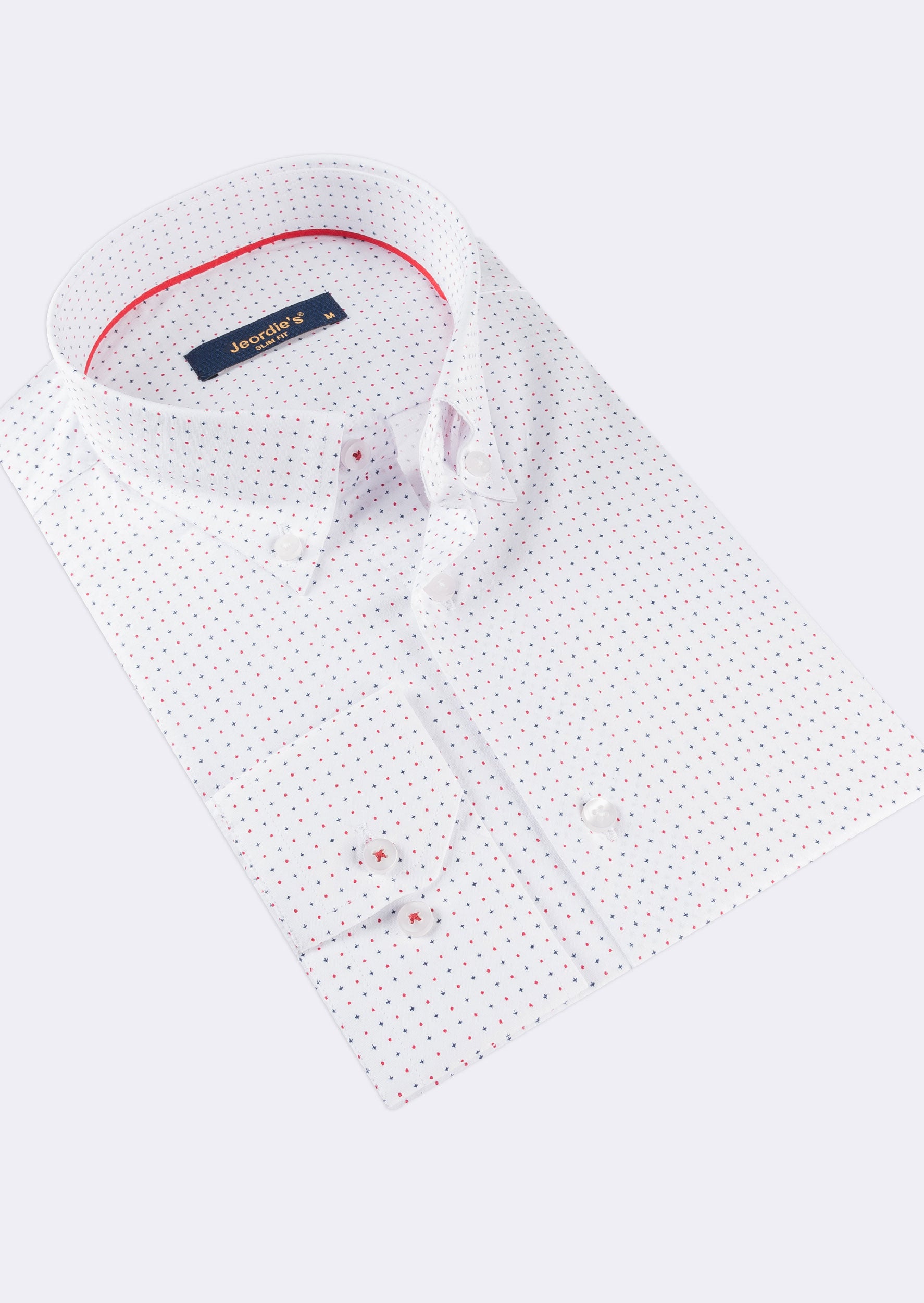 White - Navy Long Sleeve Shirt