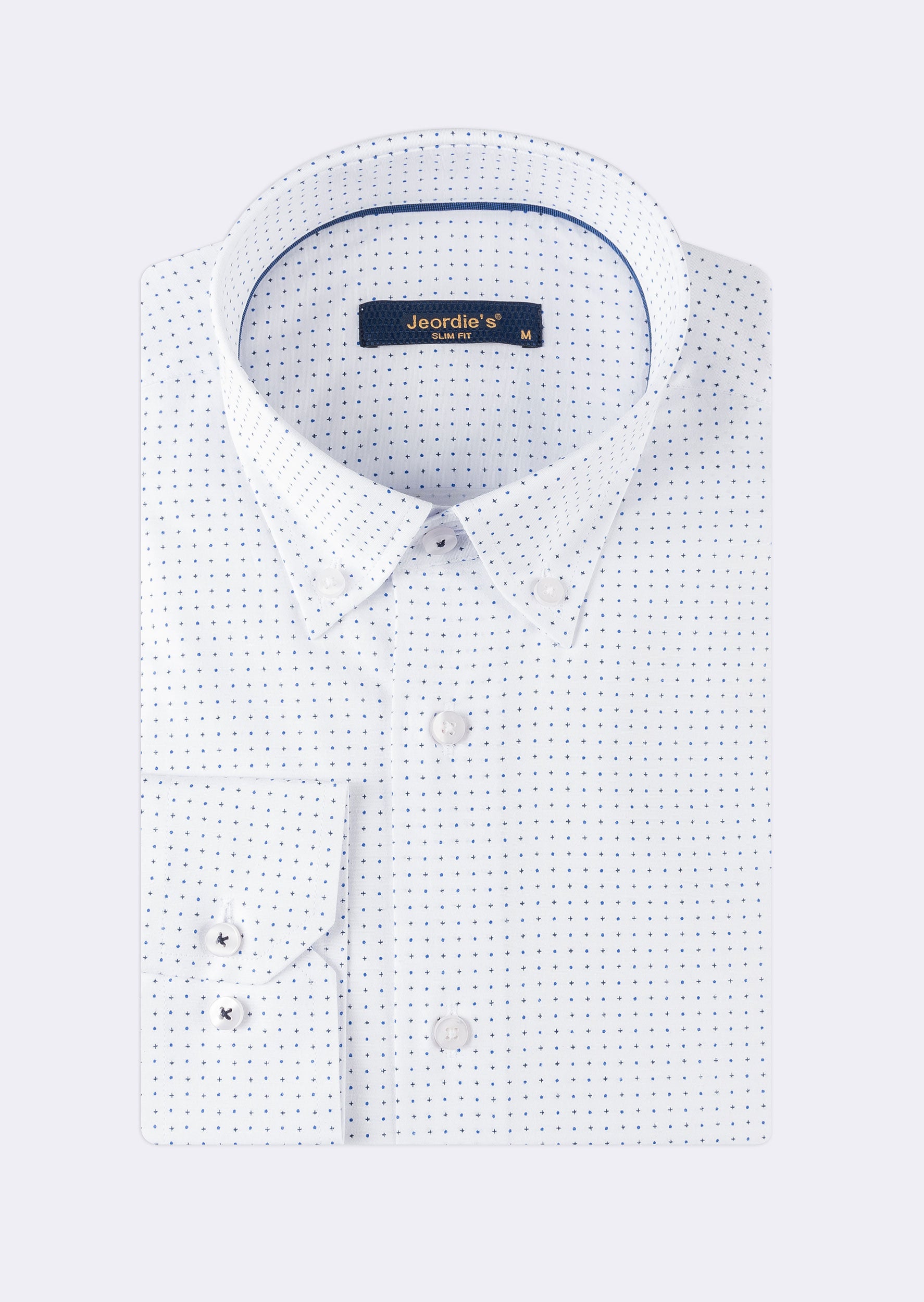 White - Blue Long Sleeve Shirt