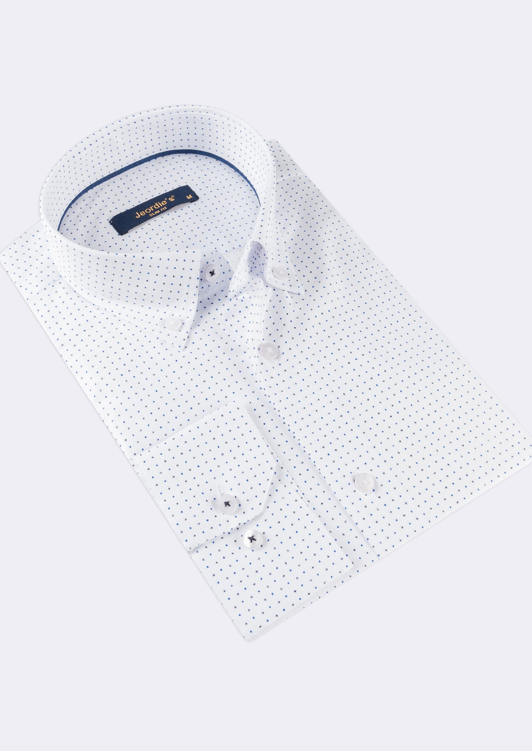 White - Blue Long Sleeve Shirt
