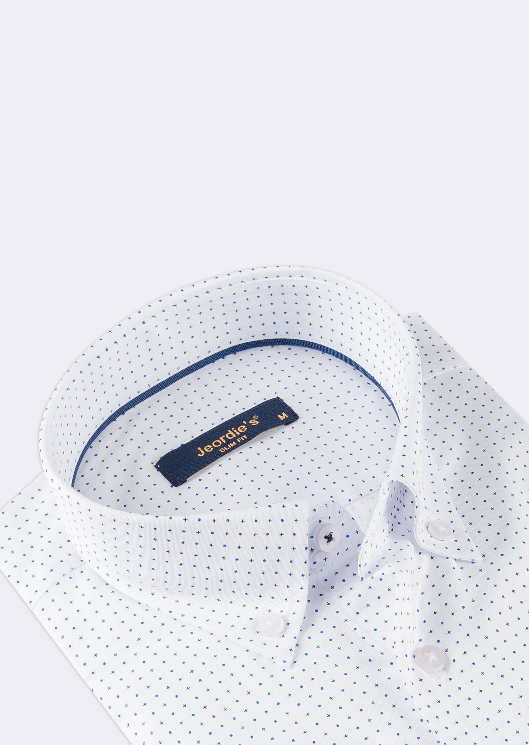 White - Blue Long Sleeve Shirt