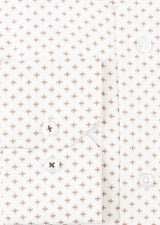 White - Brown Long Sleeve Shirt