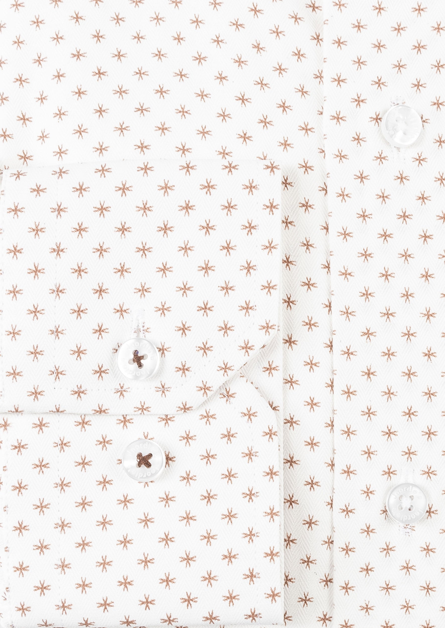 White - Brown Long Sleeve Shirt