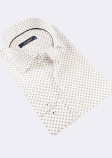 White - Brown Long Sleeve Shirt