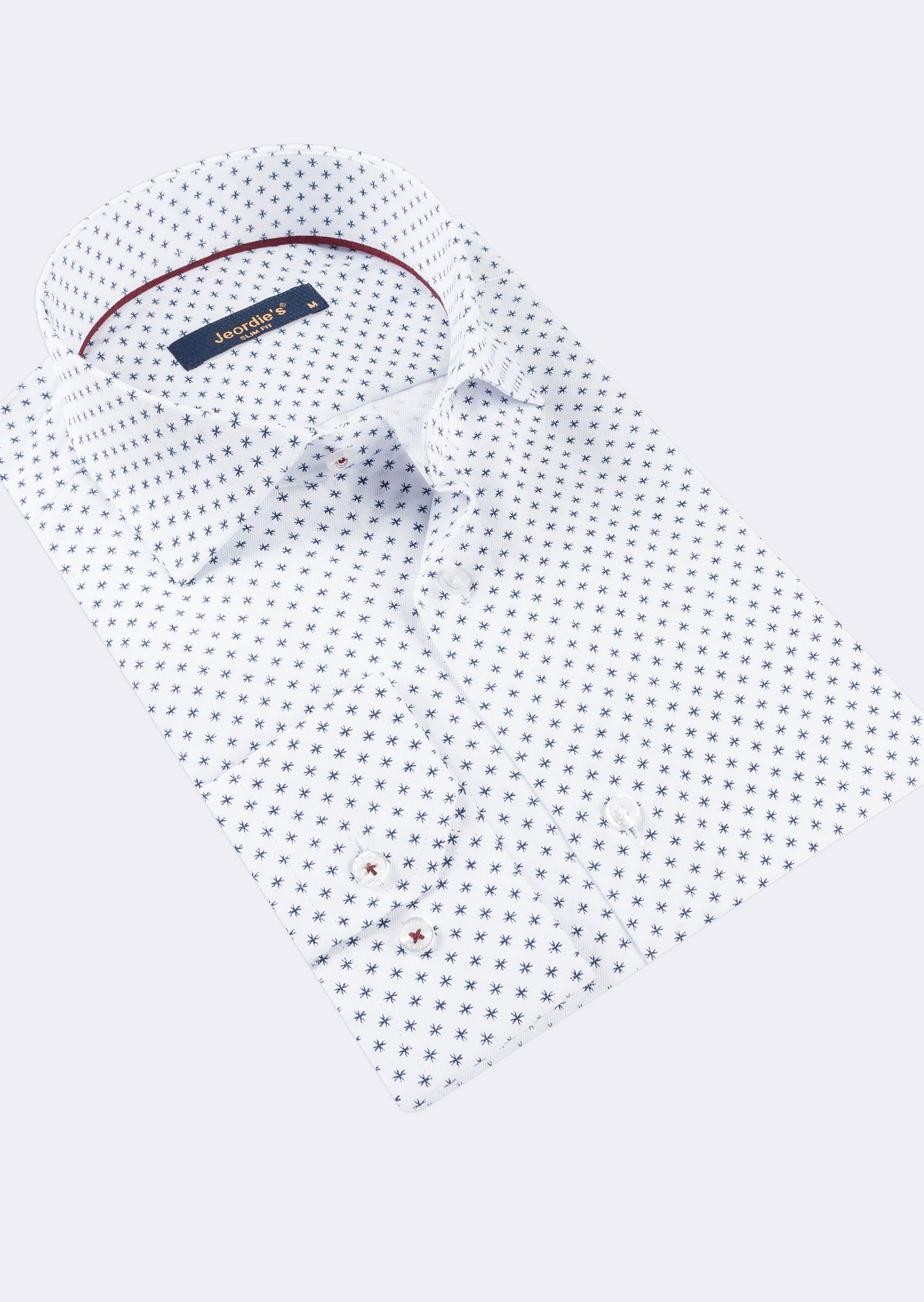 White - Navy Long Sleeve Shirt