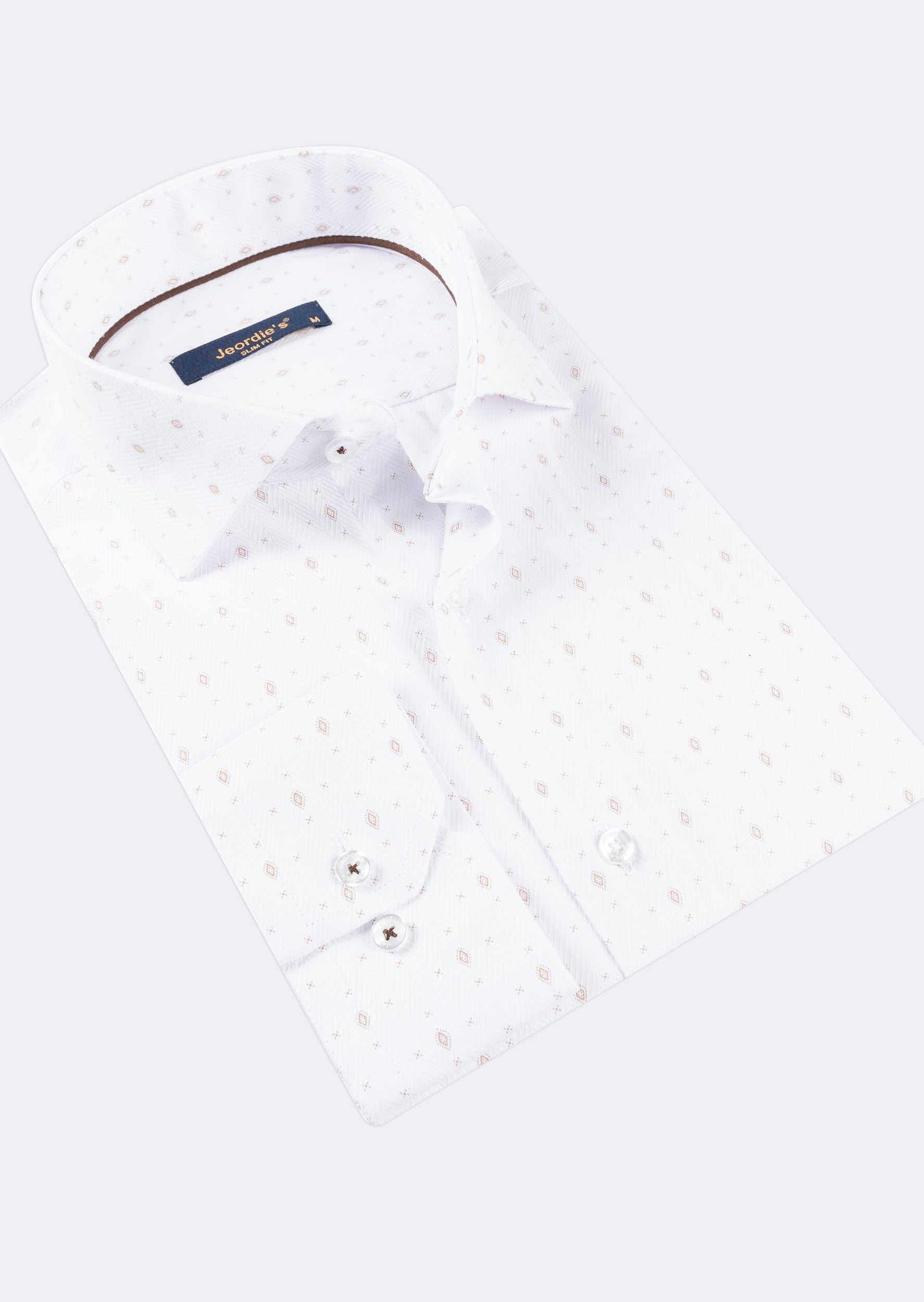 White - Beige Long Sleeve Shirt