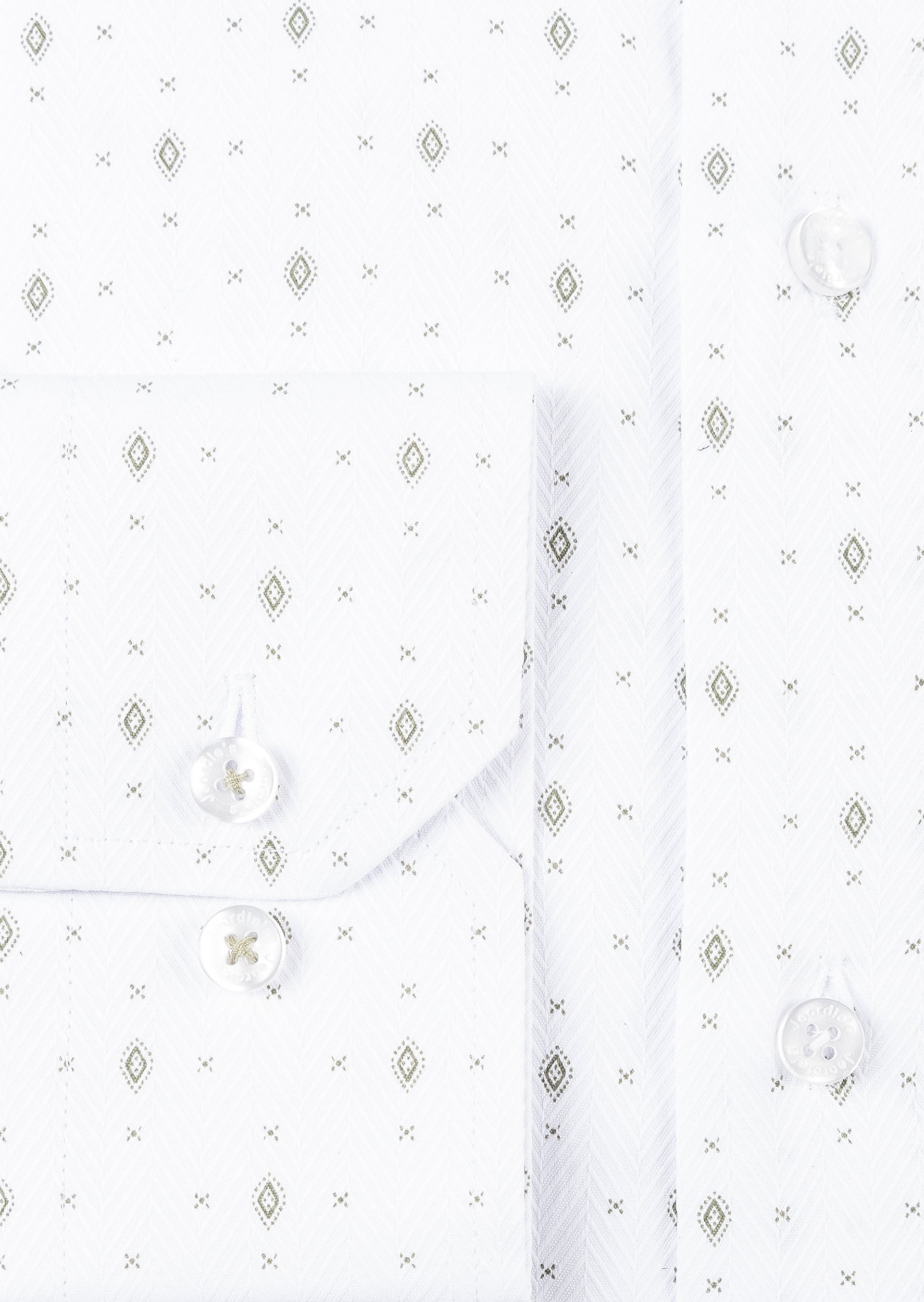 White - Khaki Long Sleeve Shirt