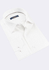 White - Brown Long Sleeve Shirt