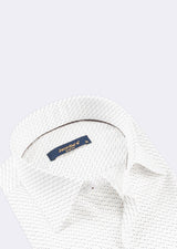 White - Brown Long Sleeve Shirt