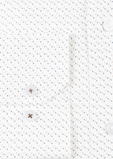 White - Brown Long Sleeve Shirt