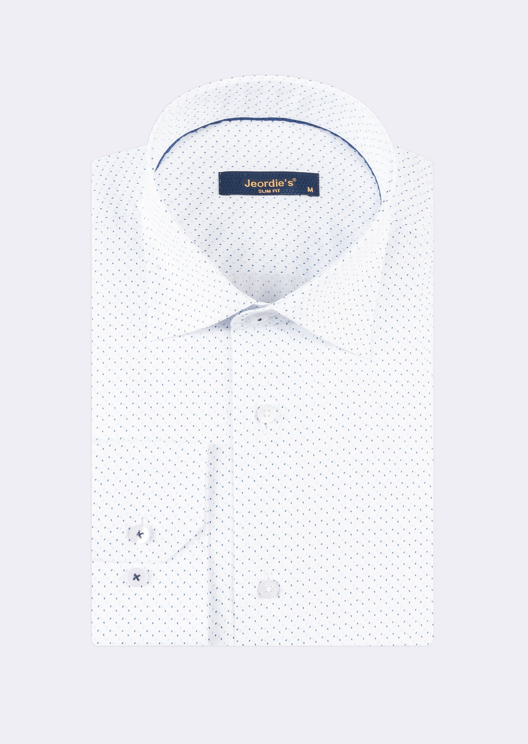 White - Navy Long Sleeve Shirt