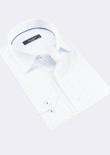 White - Navy Long Sleeve Shirt