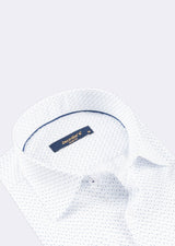 White - Navy Long Sleeve Shirt