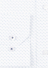 White - Navy Long Sleeve Shirt