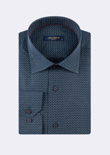 Navy - Beige Long Sleeve Shirt
