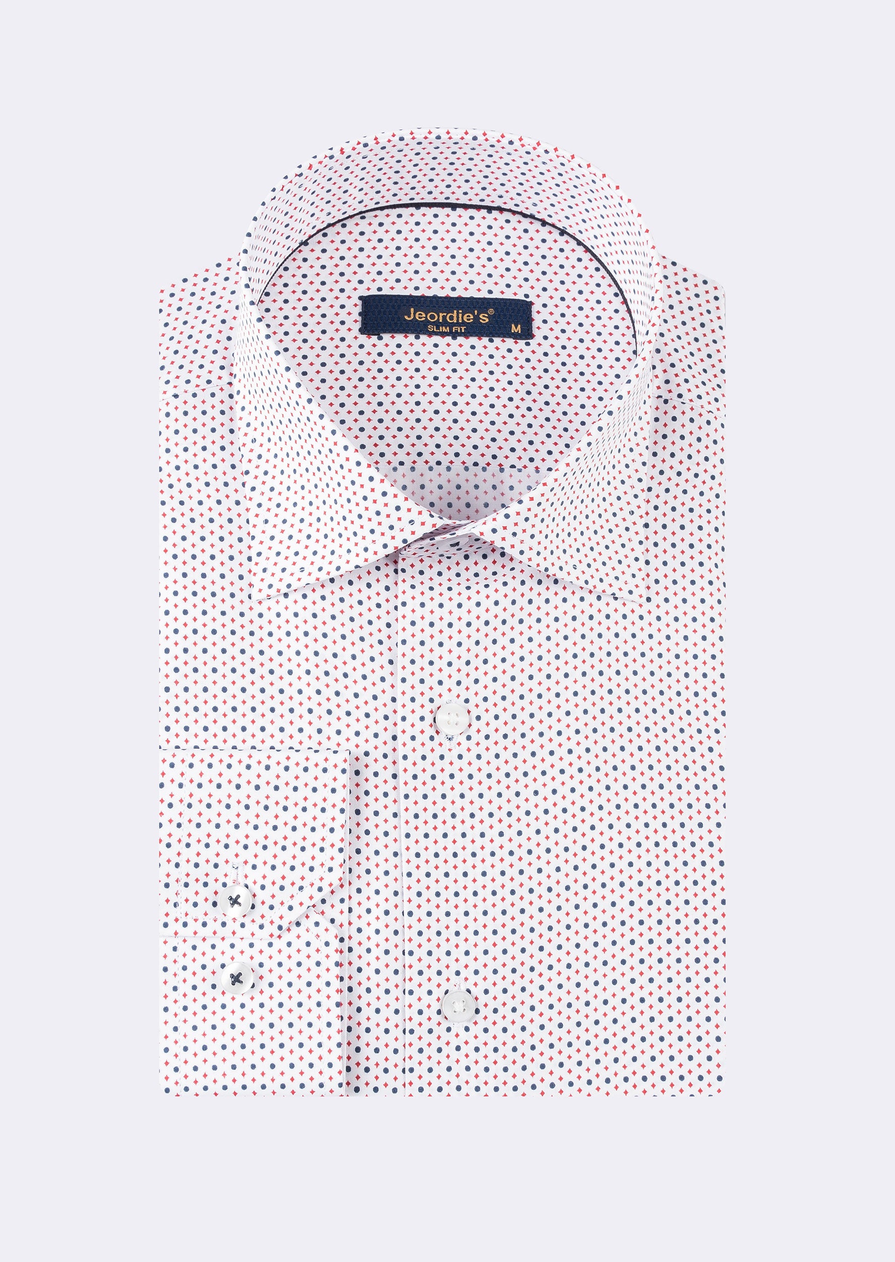 White - Red Long Sleeve Shirt