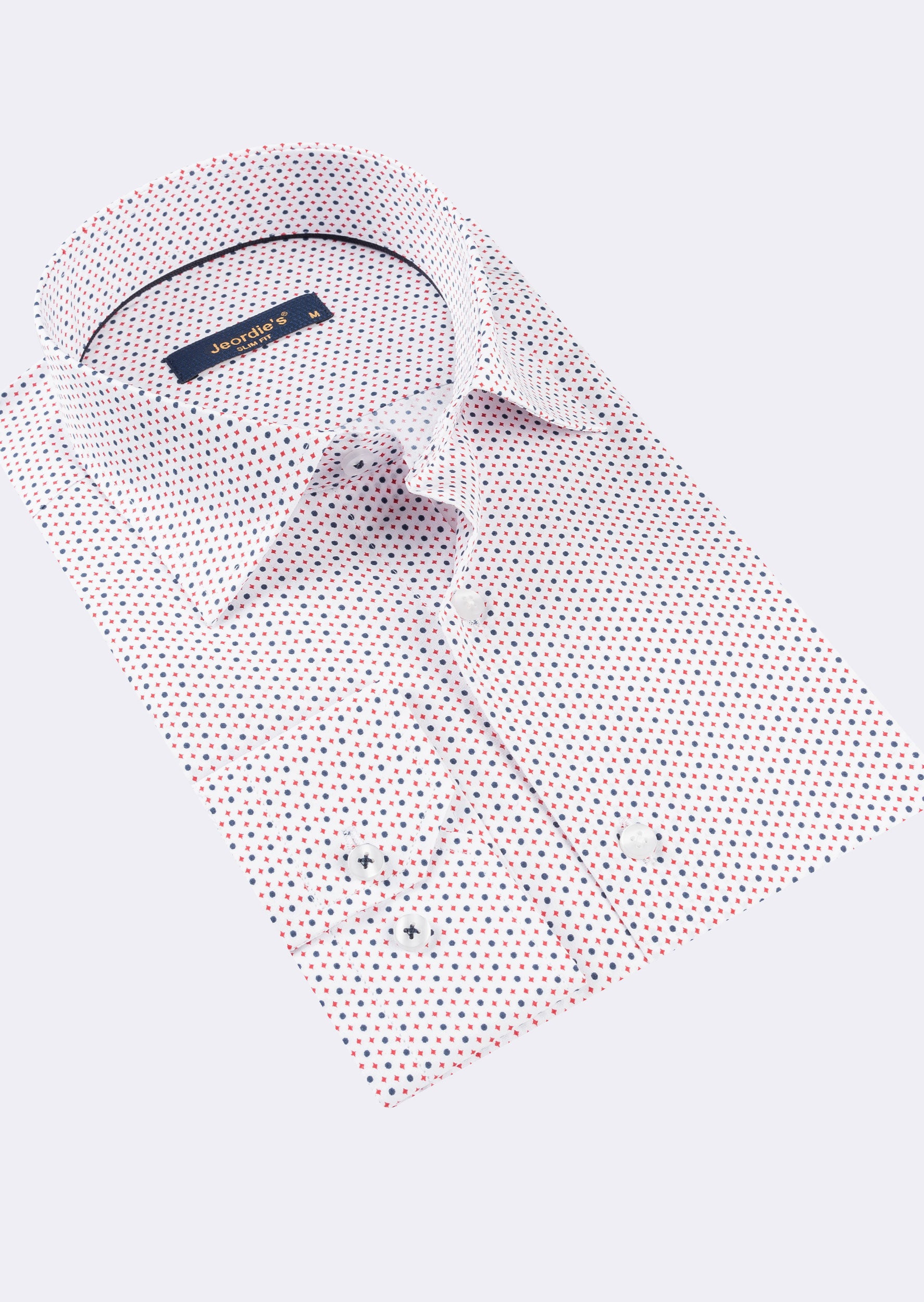 White - Red Long Sleeve Shirt