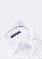 White - Navy Long Sleeve Shirt
