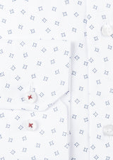 White - Navy Long Sleeve Shirt