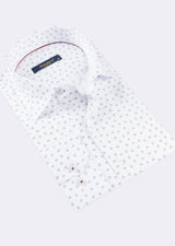 White - Navy Long Sleeve Shirt