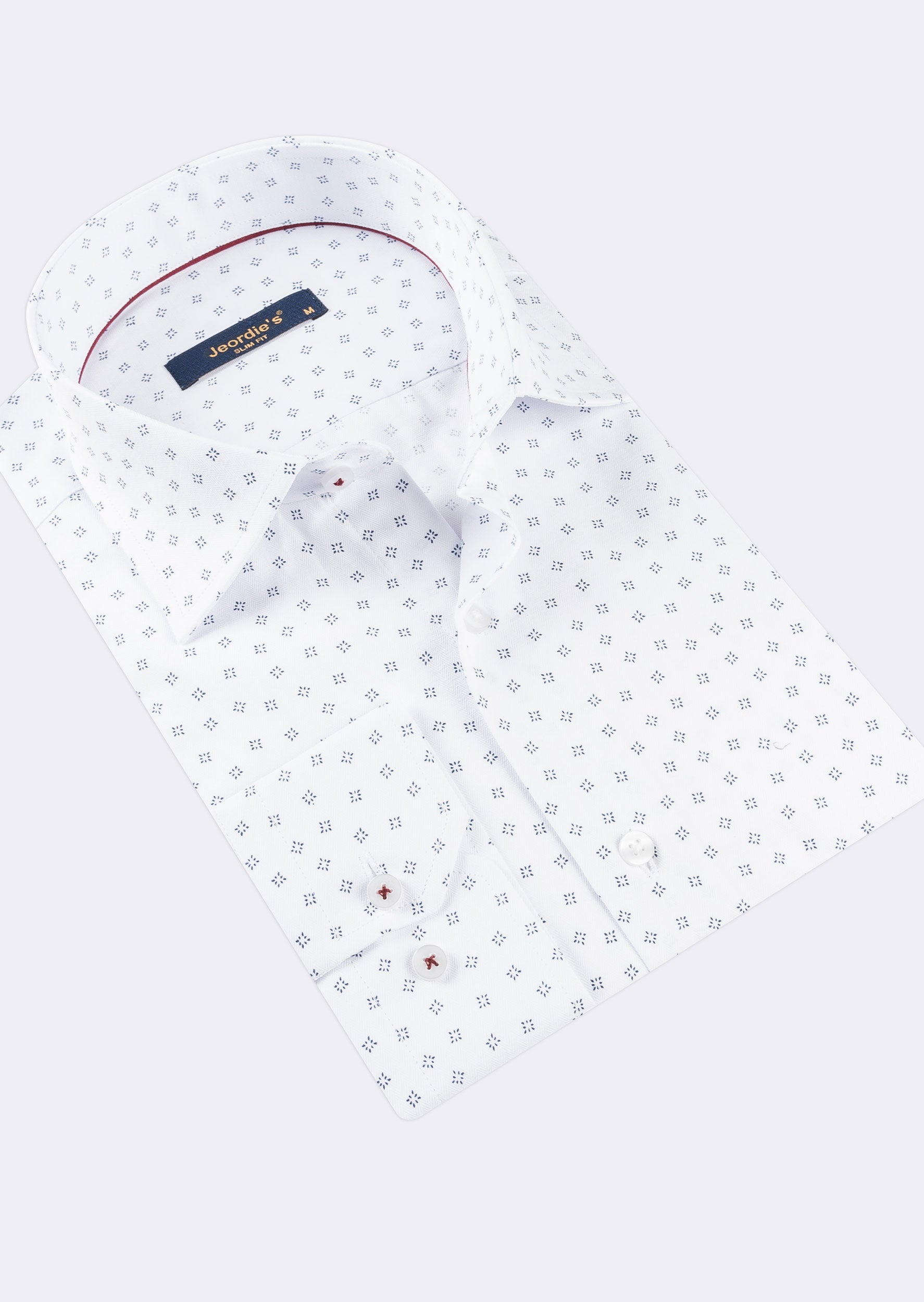 White - Navy Long Sleeve Shirt