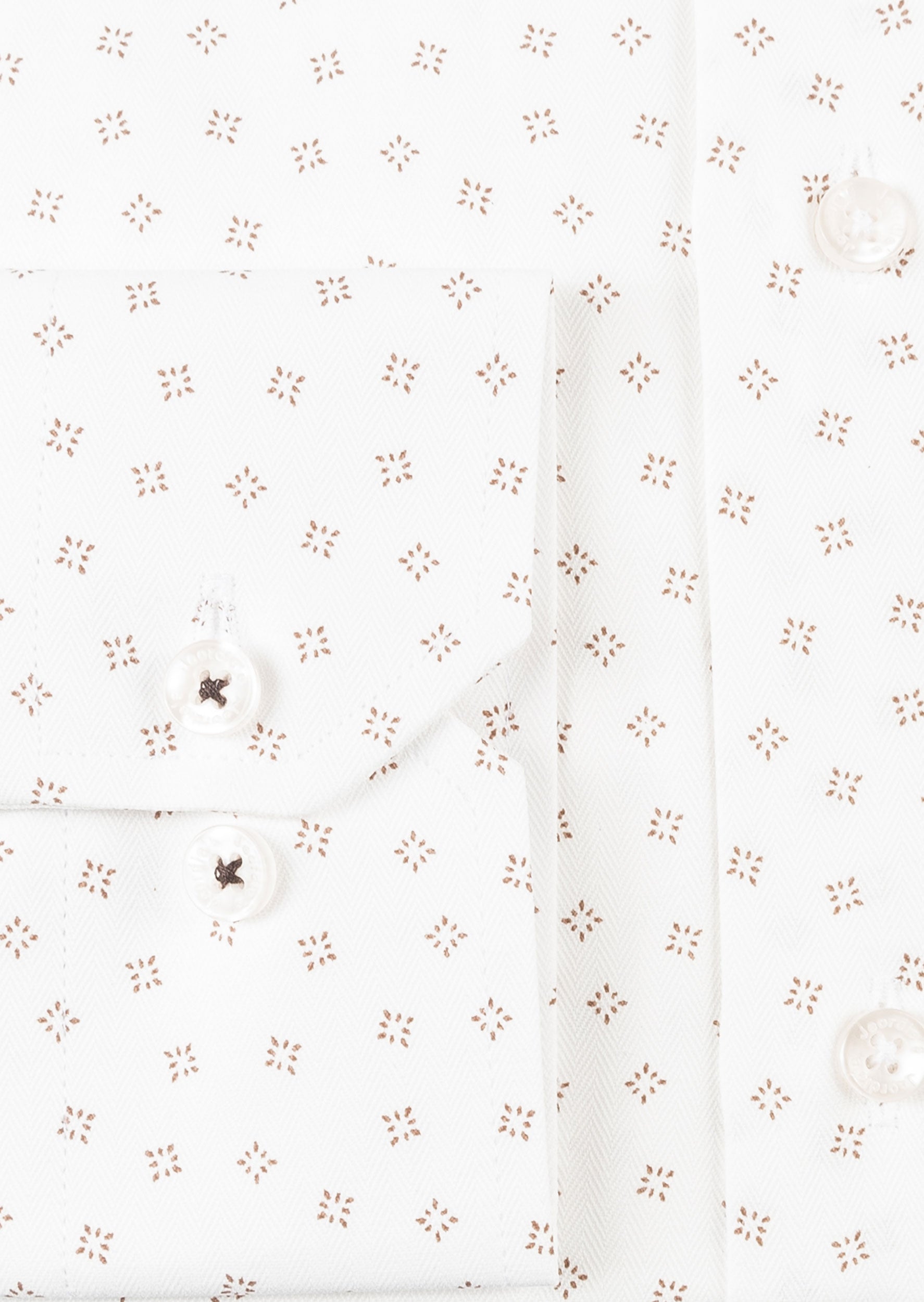 Beige - Brown Long Sleeve Shirt
