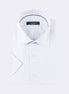White - Blue Short Sleeve Shirt