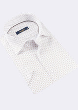 White - Beige Short Sleeve Shirt