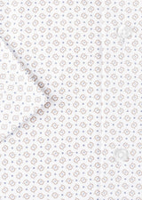 White - Beige Short Sleeve Shirt
