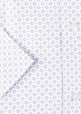 White - Lilac Short Sleeve Shirt