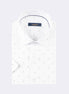 White - Navy Short Sleeve Shirt