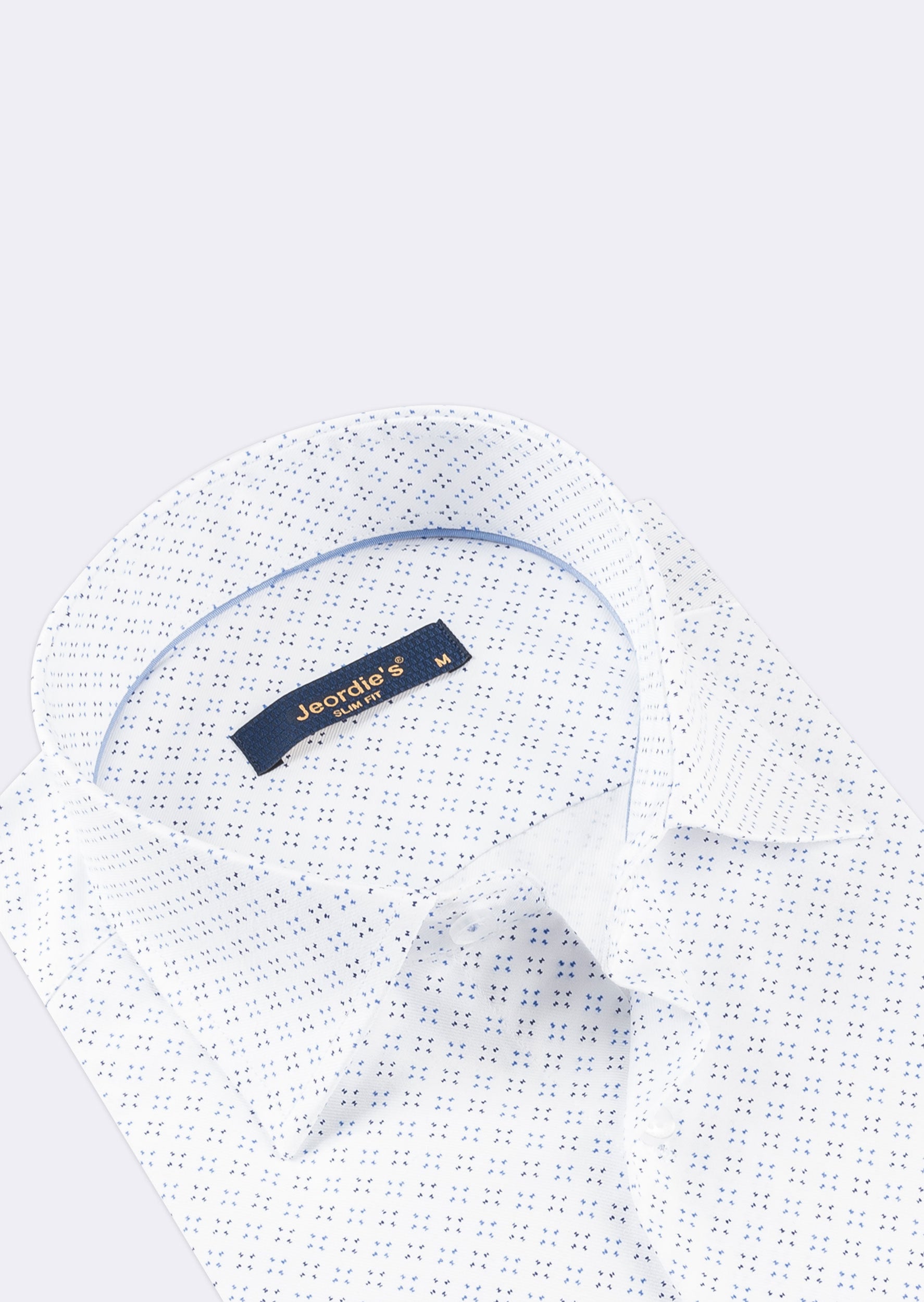 White - Blue Short Sleeve Shirt