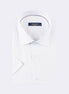 White - Purple Short Sleeve Shirt
