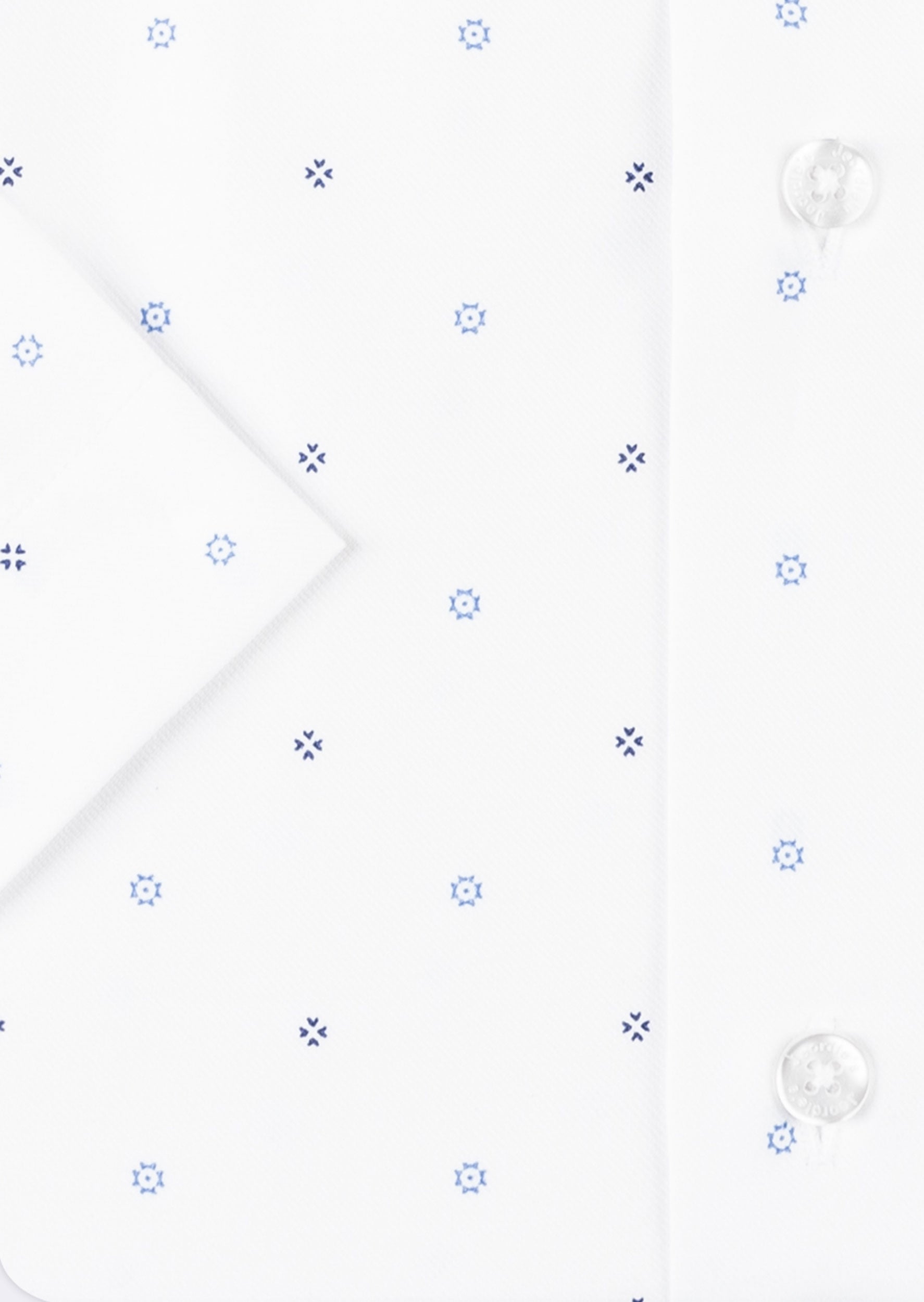 White - Blue Short Sleeve Shirt