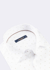 White - Beige Short Sleeve Shirt