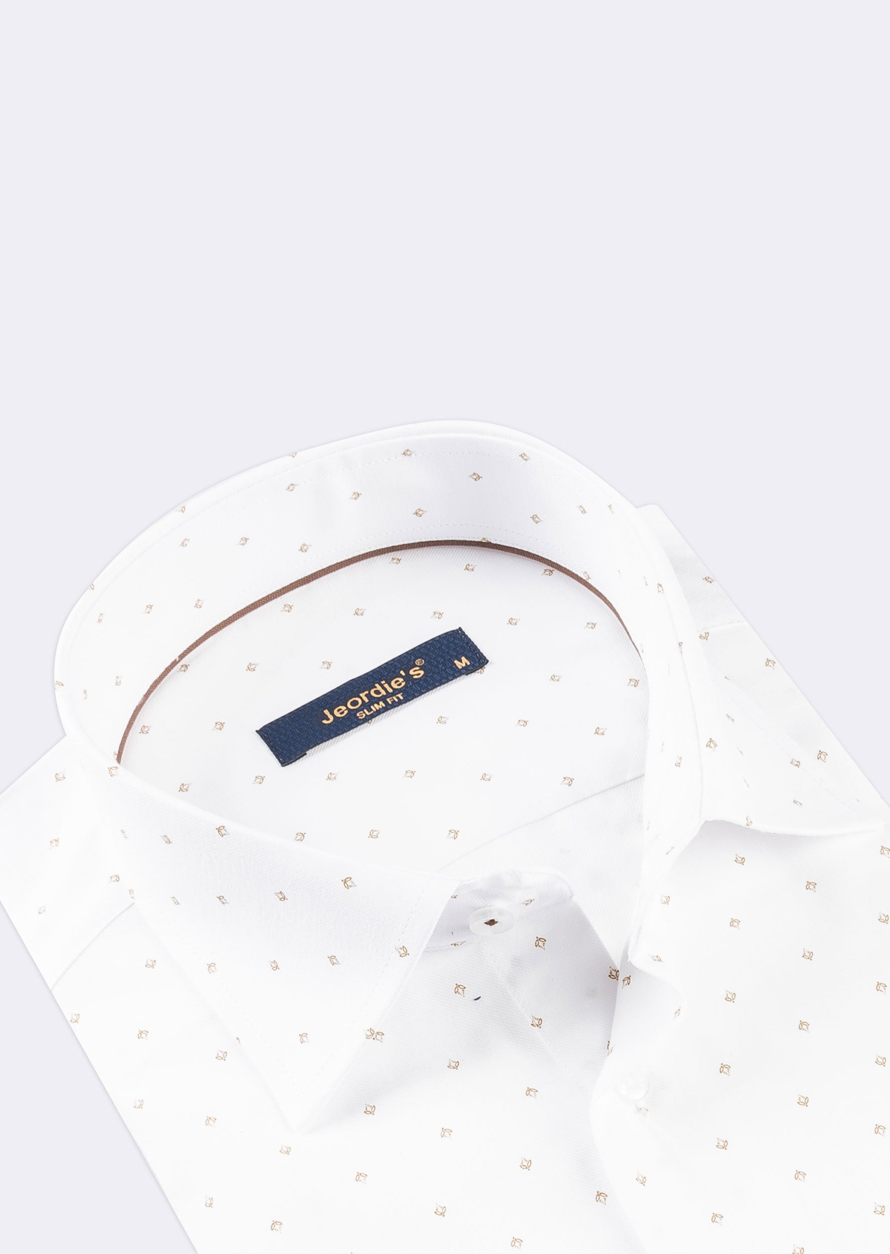 White - Beige Short Sleeve Shirt