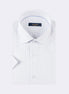 White - Navy Short Sleeve Shirt