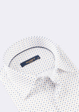 White - Beige Short Sleeve Shirt