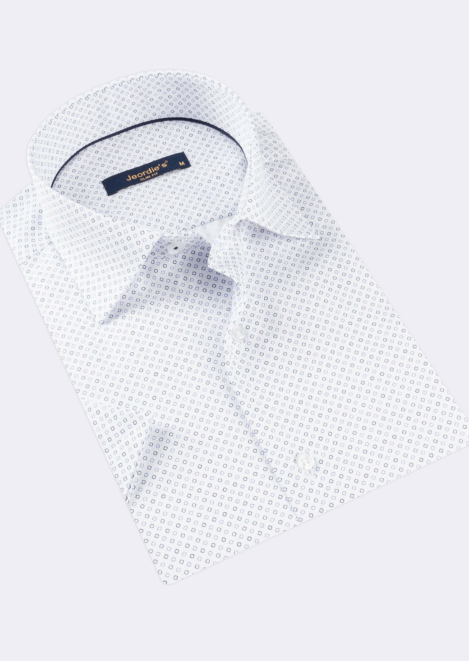 White - Blue Short Sleeve Shirt