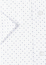 White - Navy Short Sleeve Shirt