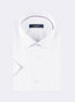 White - Lilac Short Sleeve Shirt