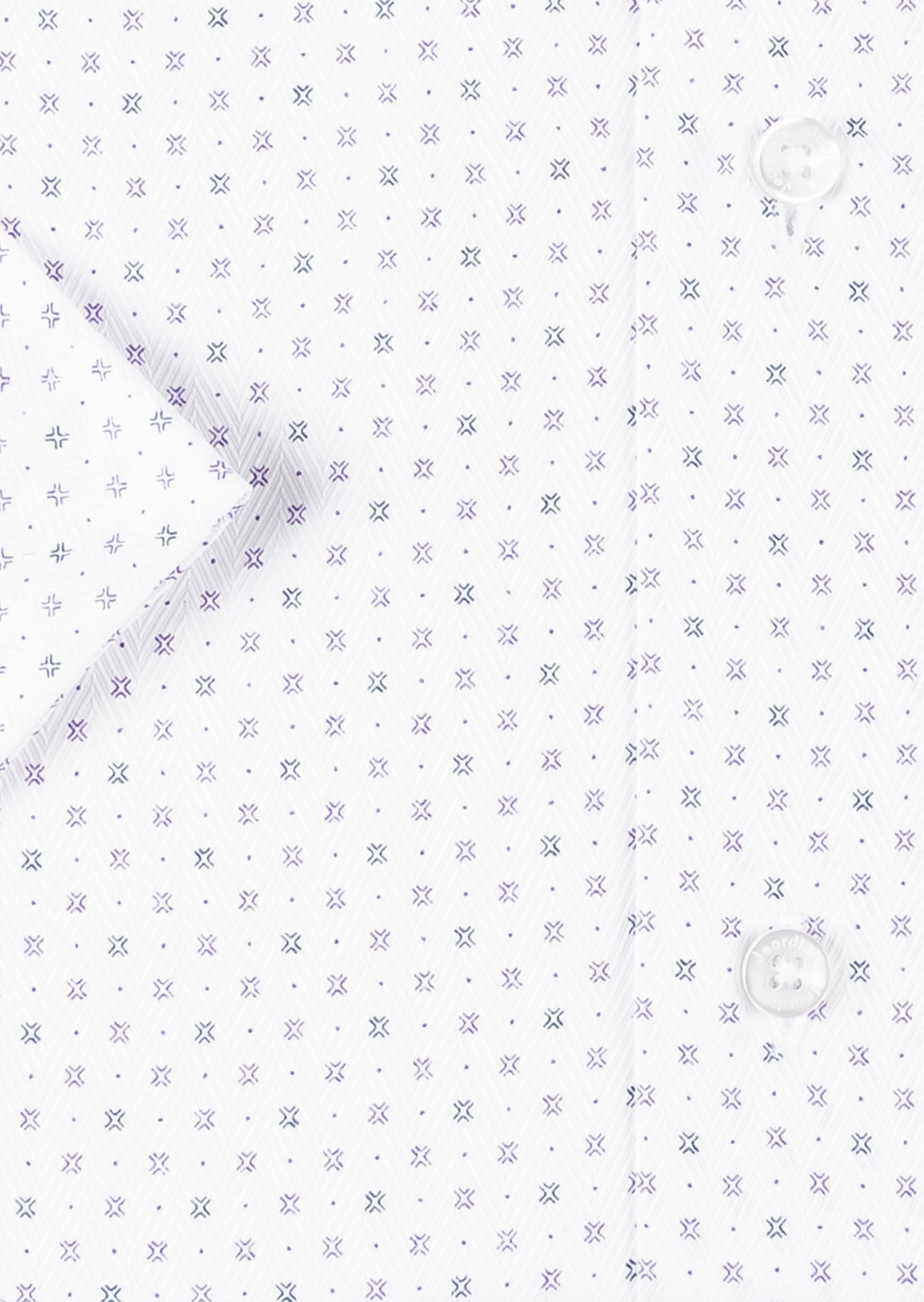 White - Lilac Short Sleeve Shirt
