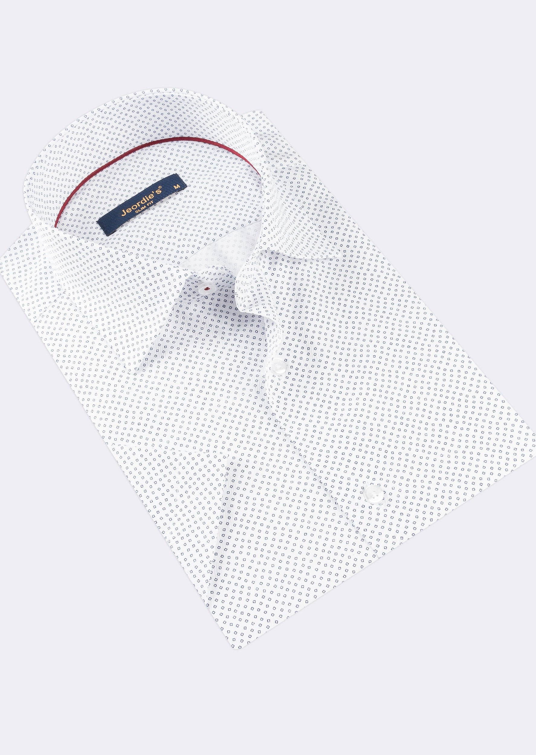 White - Navy Short Sleeve Shirt