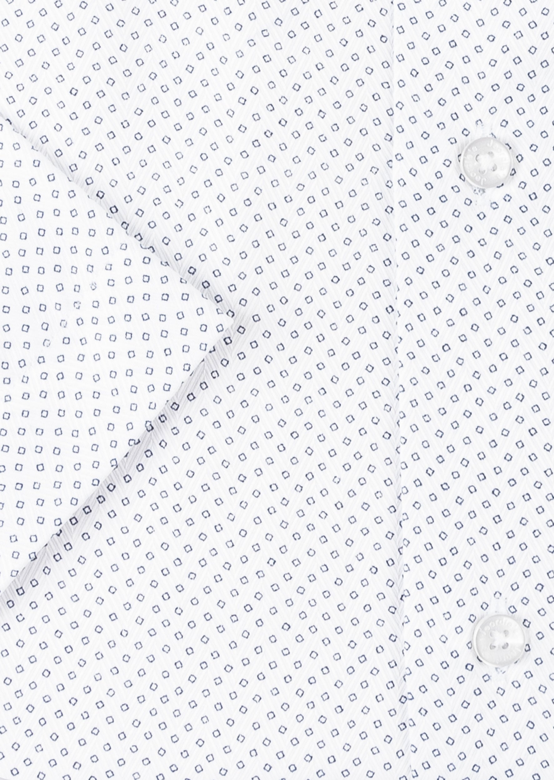 White - Navy Short Sleeve Shirt