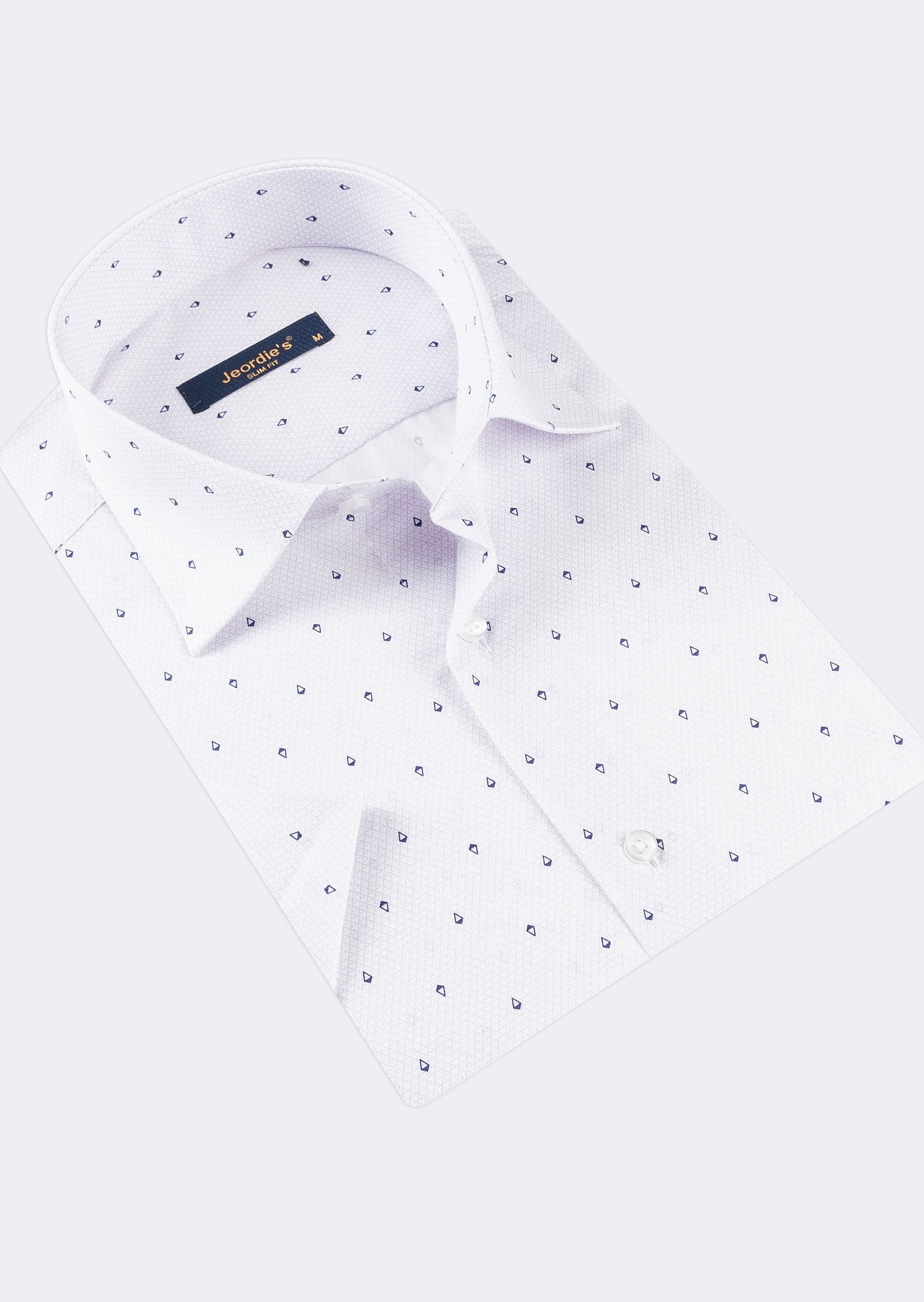 Lilac - Navy Short Sleeve Shirt