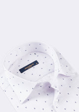 Lilac - Navy Short Sleeve Shirt