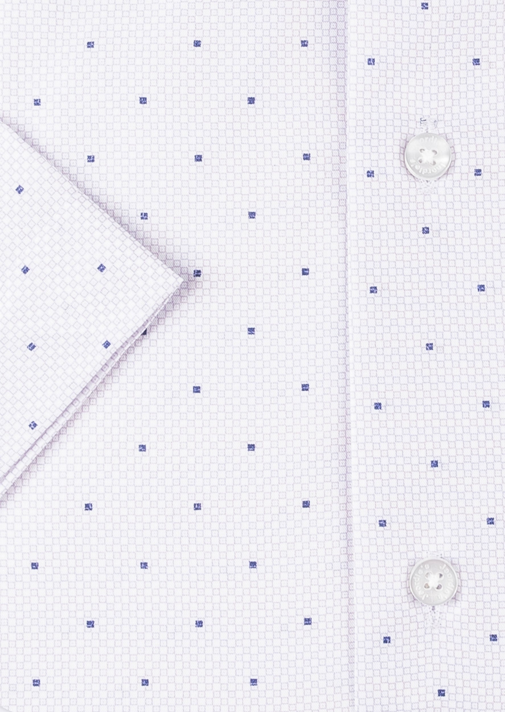 Lilac - Navy Short Sleeve Shirt