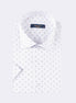 Lilac - Navy Short Sleeve Shirt