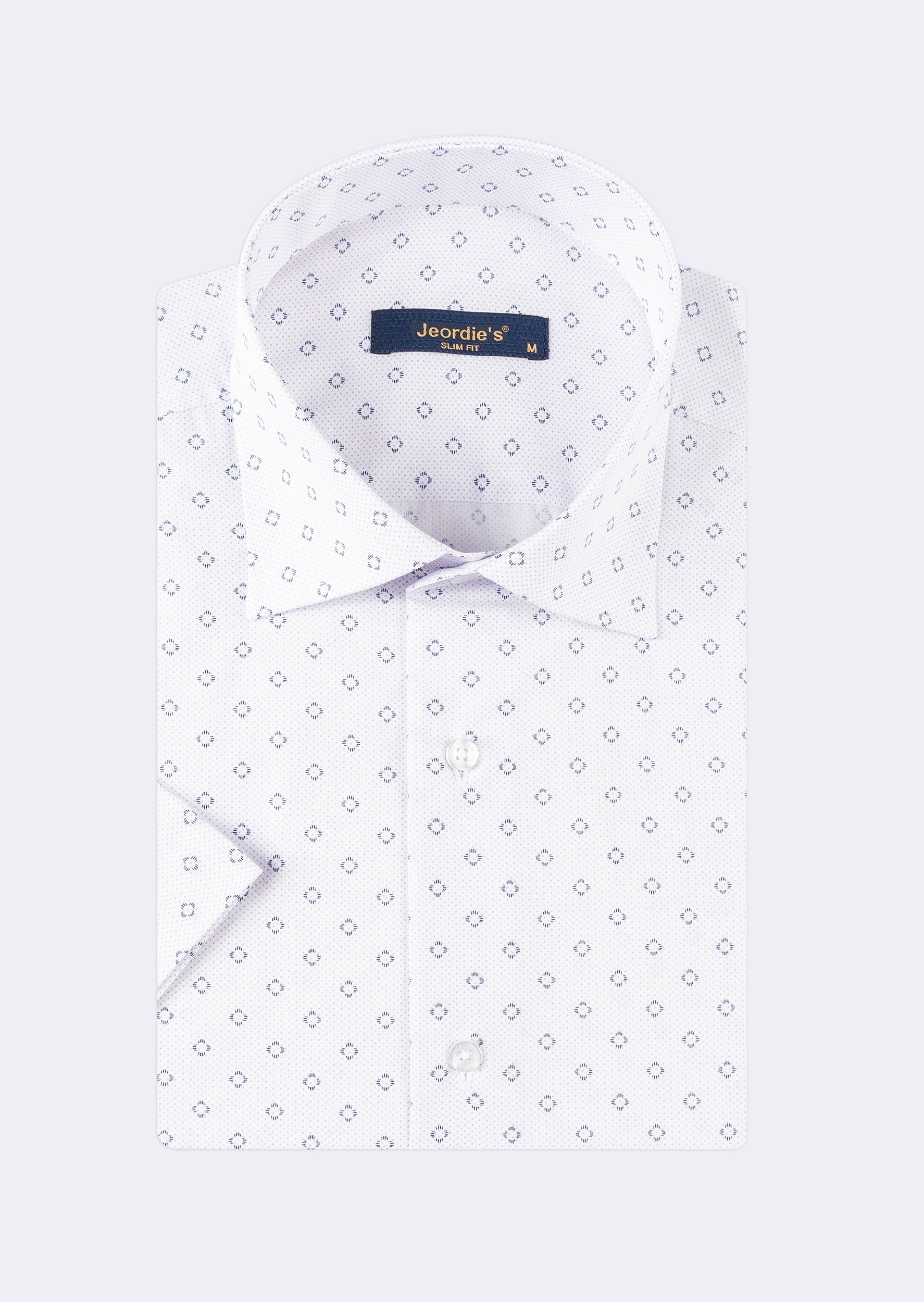 Lilac - Navy Short Sleeve Shirt