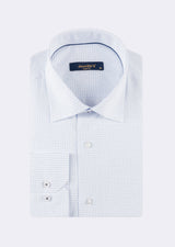 White - Blue Long Sleeve Shirt