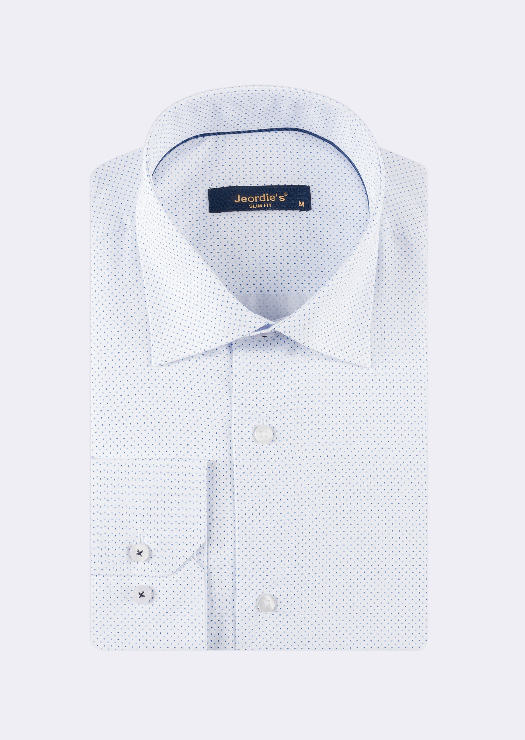 White - Blue Long Sleeve Shirt